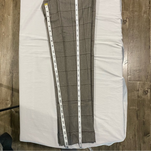 UNITED ARROWS men’s brown windowpane check flannel suit, JP 44 (US 34S) - Picture 8 of 16